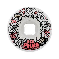56mm ACE PELKA SLAPPY REDZ 2 ELITE CHUBBIES WHITE 99A SKATEBOARD WHEELS | | ホワイト