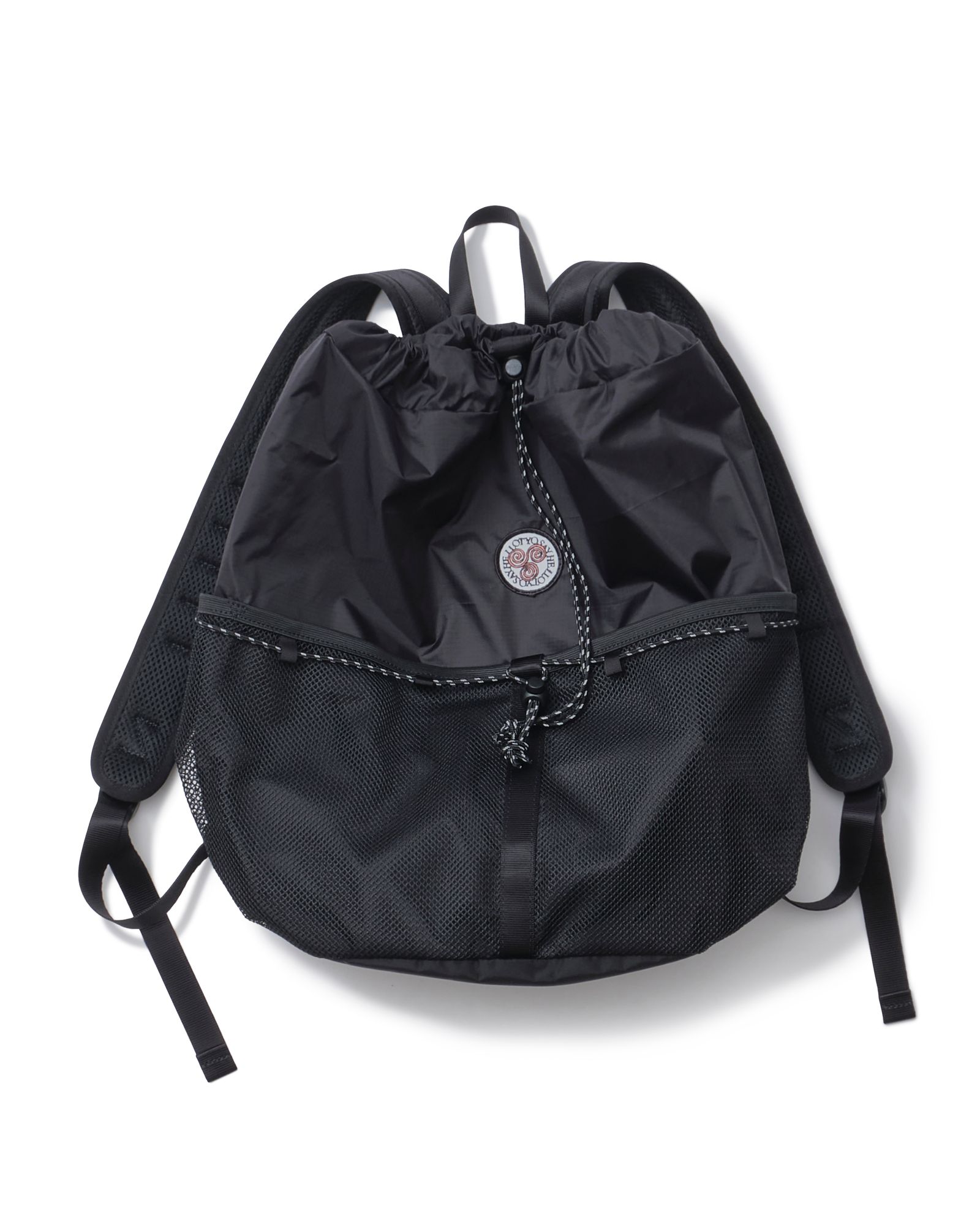 New Daylily Mesh Bag ( Black ) / リュック メッシュバック