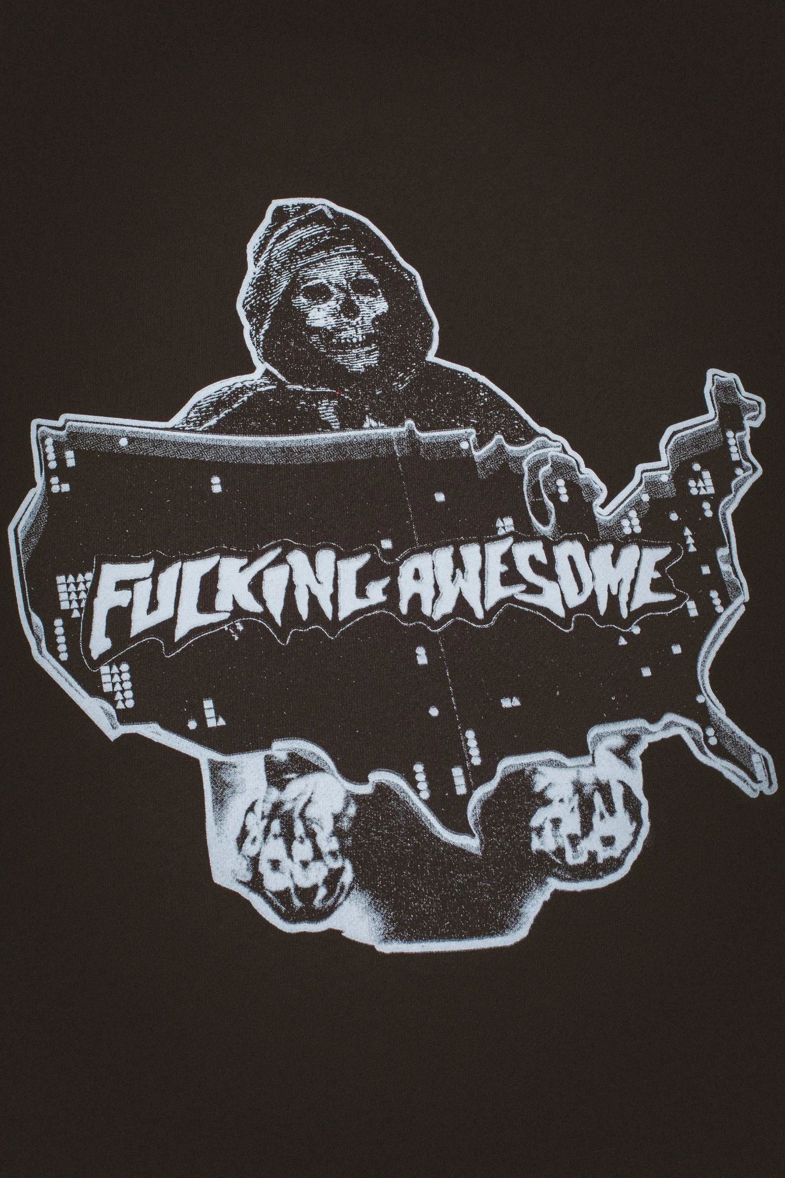 FUCKING AWESOME 14TH CENTURY ZIP HOODIE BLACK / ジップパーカー