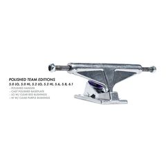 POLISHED - POLISHED/FORGED POLISHED W/ CLEAR  PURPLE BUSHING | 6.1 スタンダード HI | シルバー