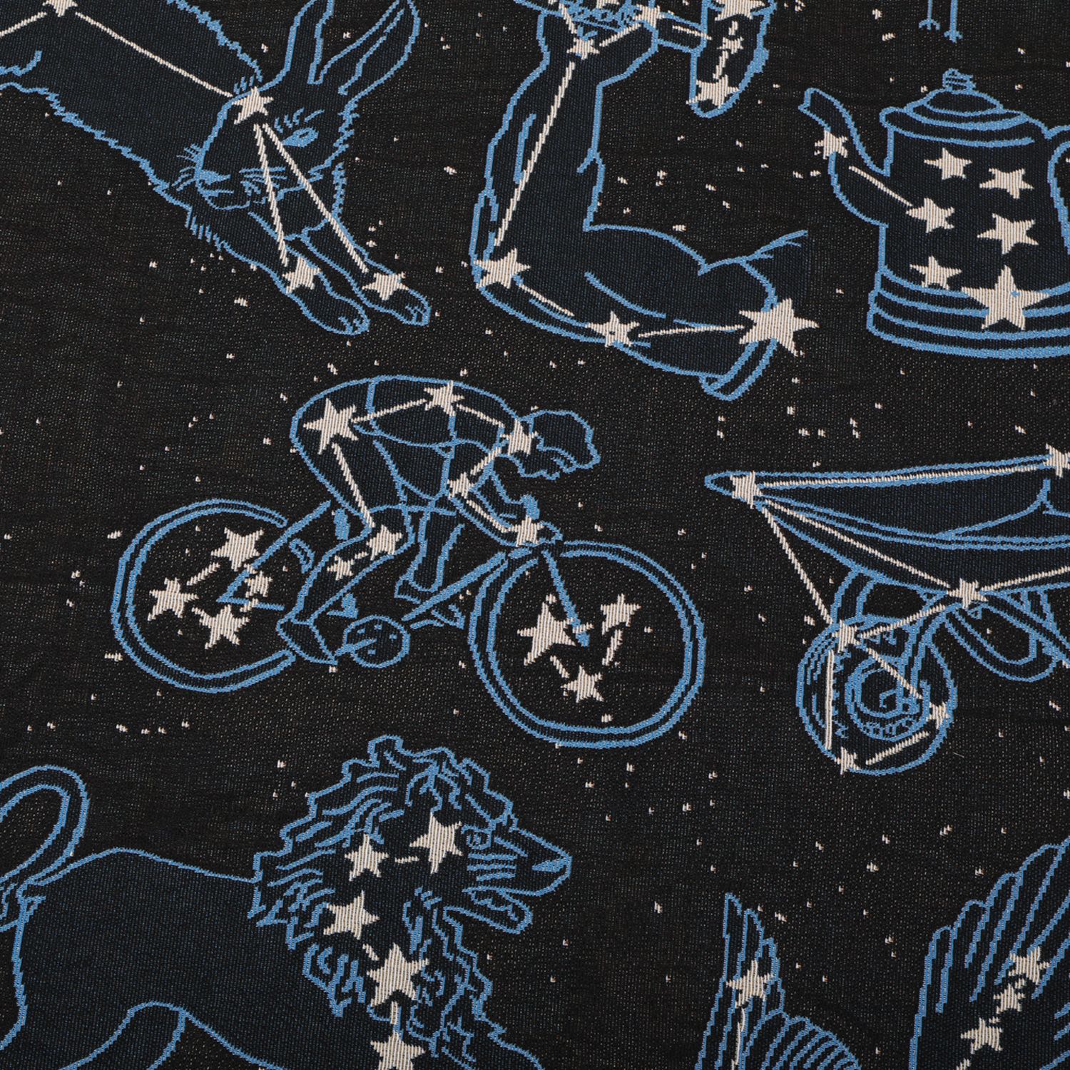 Stargazer Throw Blanket ( Blue / Black ) / ブランケット