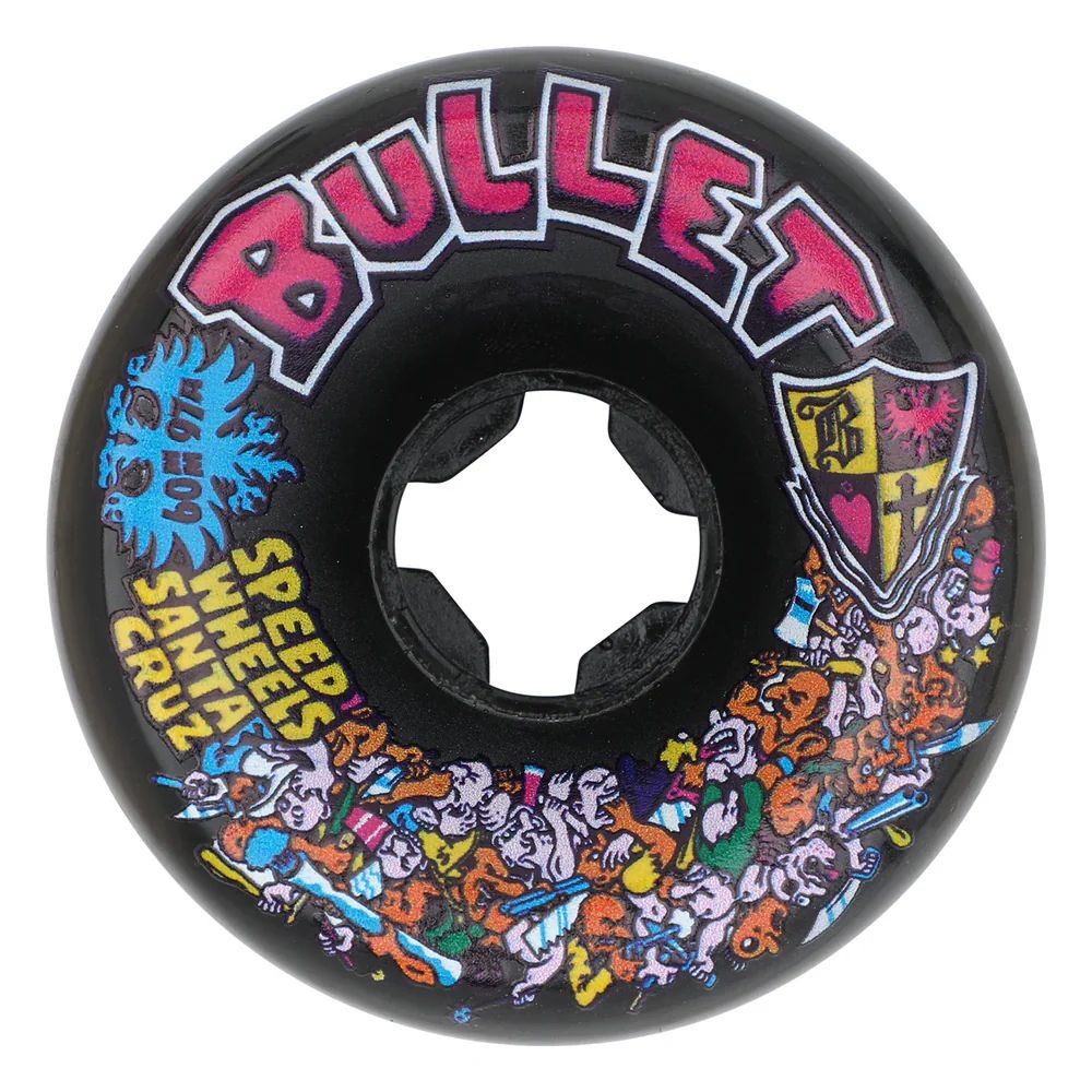 BULLET RIOT VOMITS BLK | 97A (ハイブリッド) 60MM | ブラック