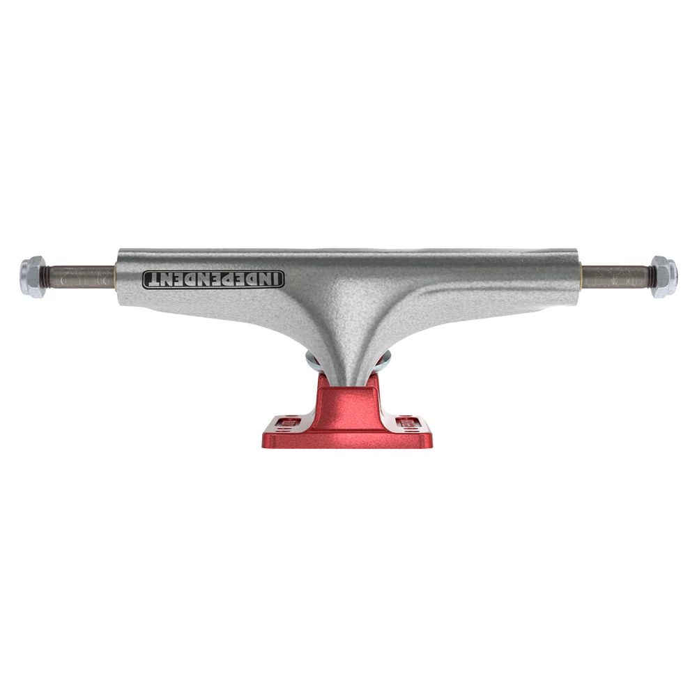 151 HOLLOW BAR LOGO SILVER ANO RED STANDARD TRUCKS(STAGE4)  | シルバー レッド