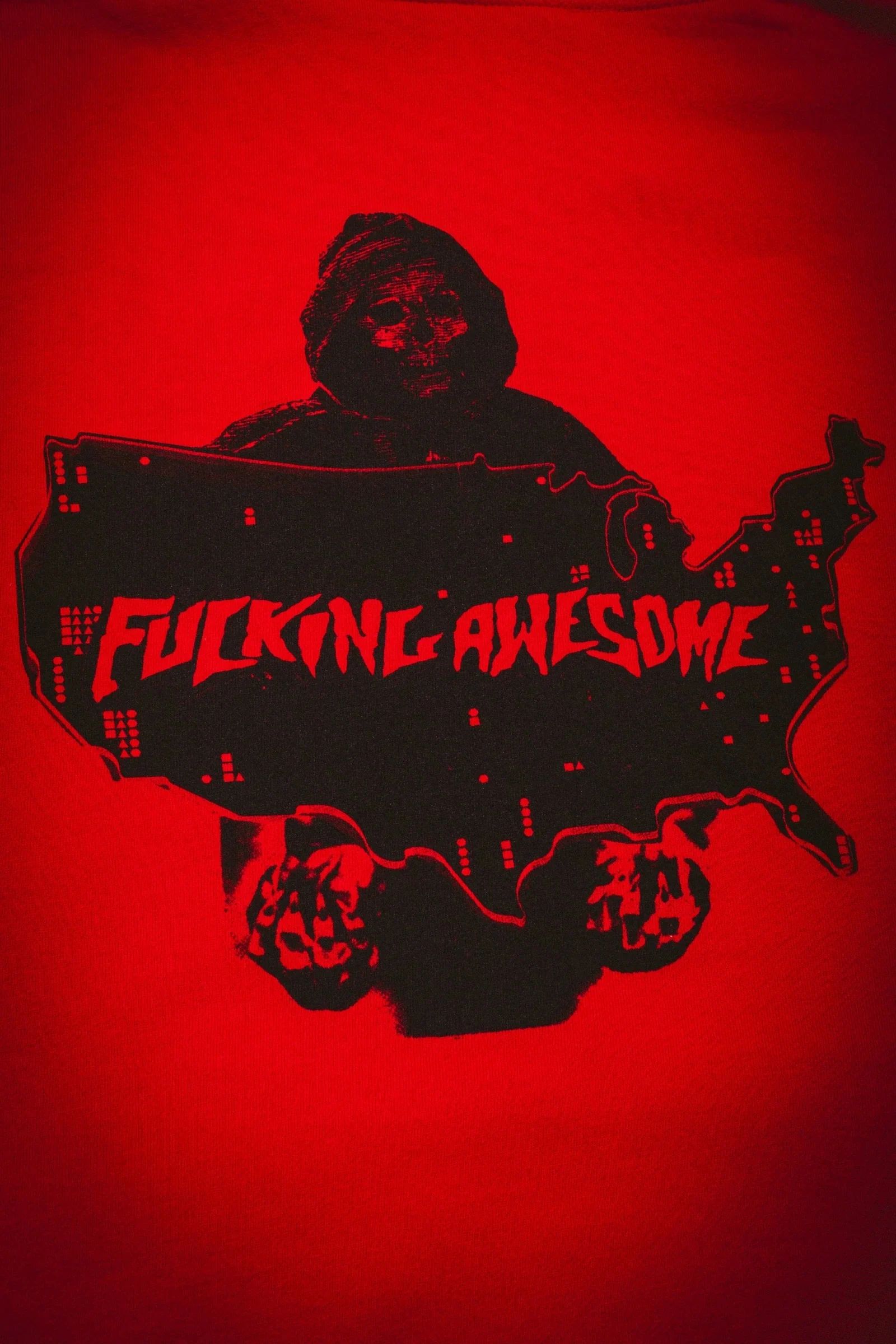 FUCKING AWESOME 14TH CENTURY ZIP HOODIE RED / ジップパーカー