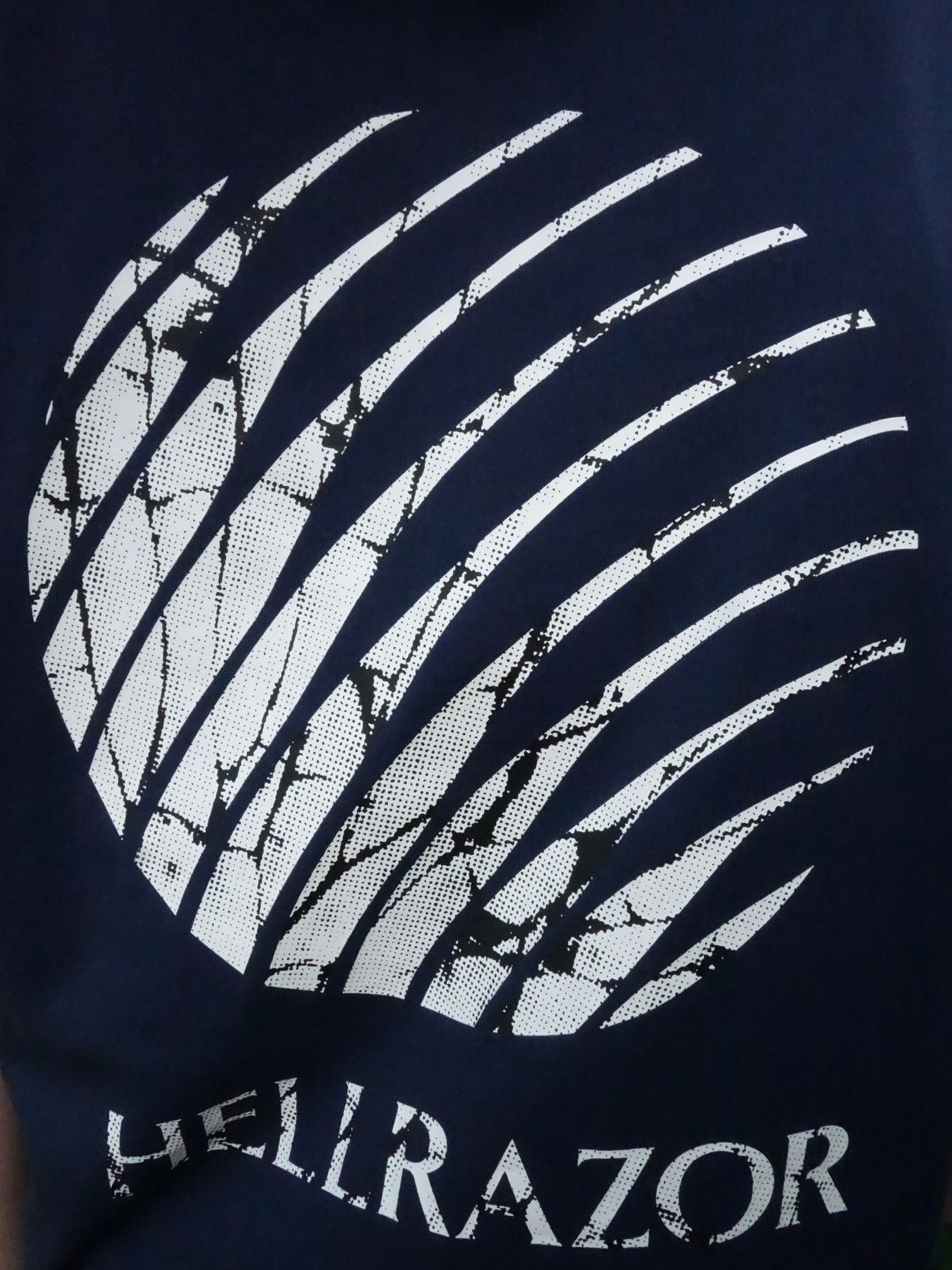 CRACKED CORE LOGO SHIRT (Navy Blue) / Tシャツ
