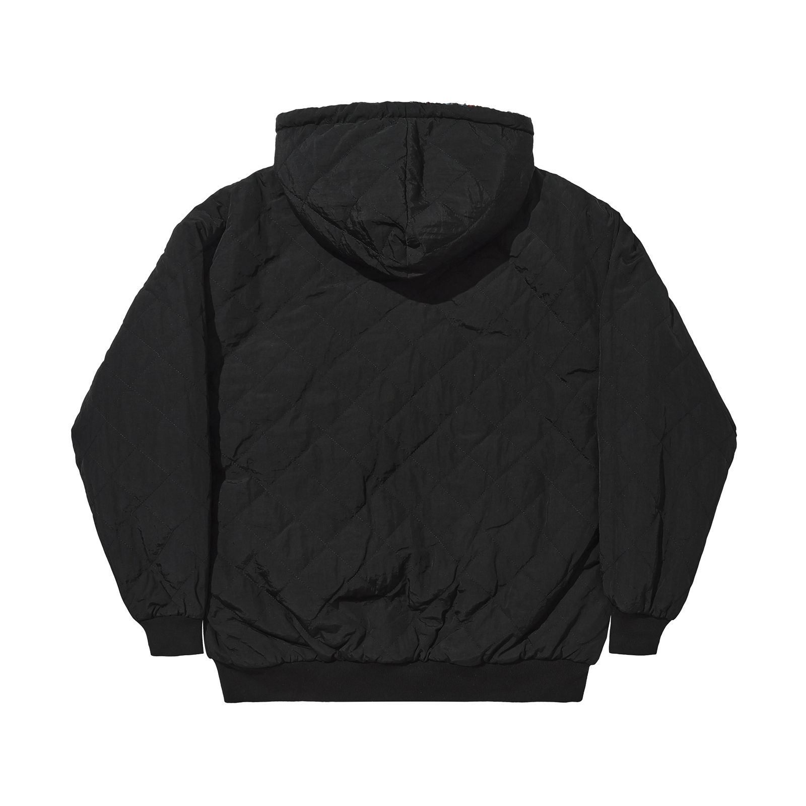 OCARO REVERSIBLE CHECKERED FULL ZIP JACKET NAVY/BLACK / リバーシブルジップジャケット