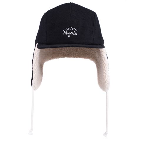 MTN FLAPS 5P HAT BLACK / キャップ