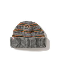 Restripe Knited Cap ( Grey ) / ニット帽 ビーニー