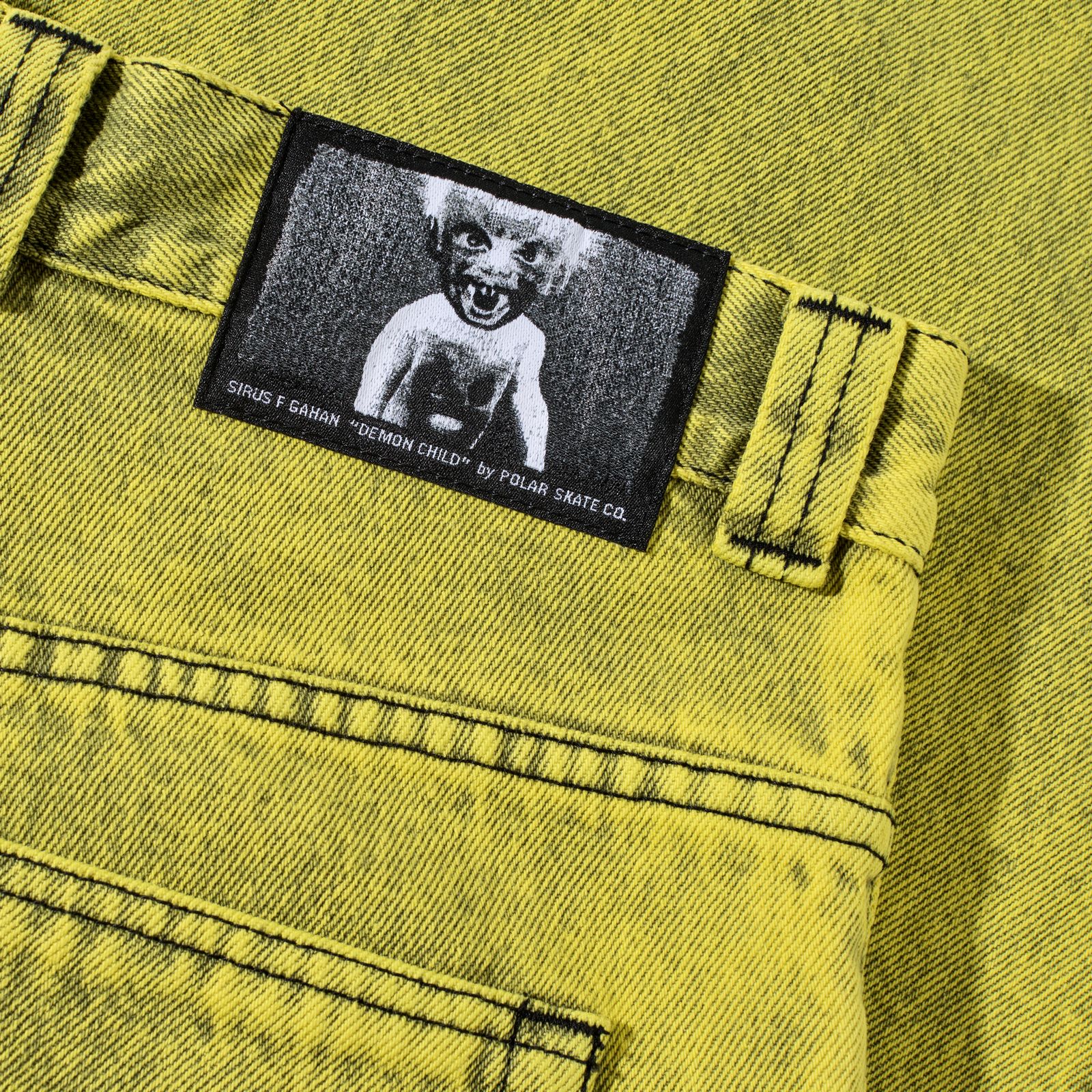 Big Boy Pants | Demon Child ( Lemon Black ) / パンツ デニム