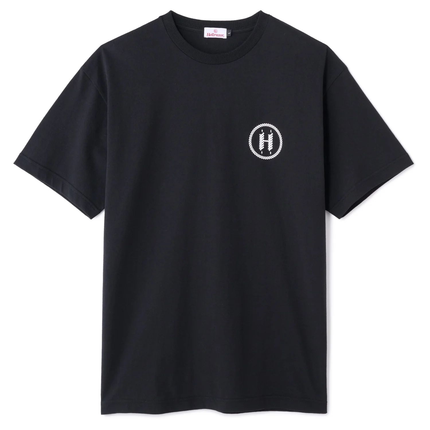 ROPE LOGO SHIRT - BLACK HELLRAZOR®︎ MOZYSKEY COLLECTION  / Tシャツ