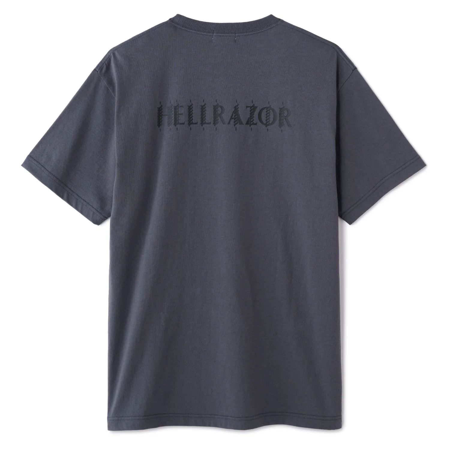 ROPE LOGO SHIRT - CHARCOAL GREY HELLRAZOR®︎ MOZYSKEY COLLECTION  / Tシャツ