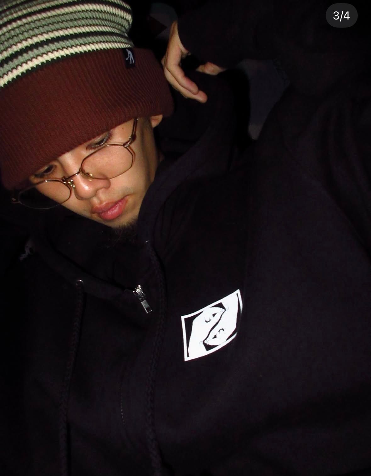 SPRINKLES SF / HIGHER GROUND HEAVY ZIP ( Black ) / パーカー フーディー