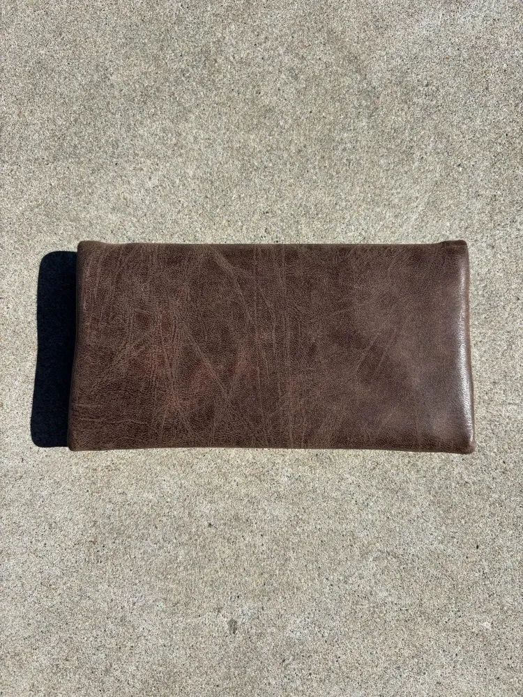 CIGARETTE POUCH ( Leather Brown ) / シャグケース タバコケース
