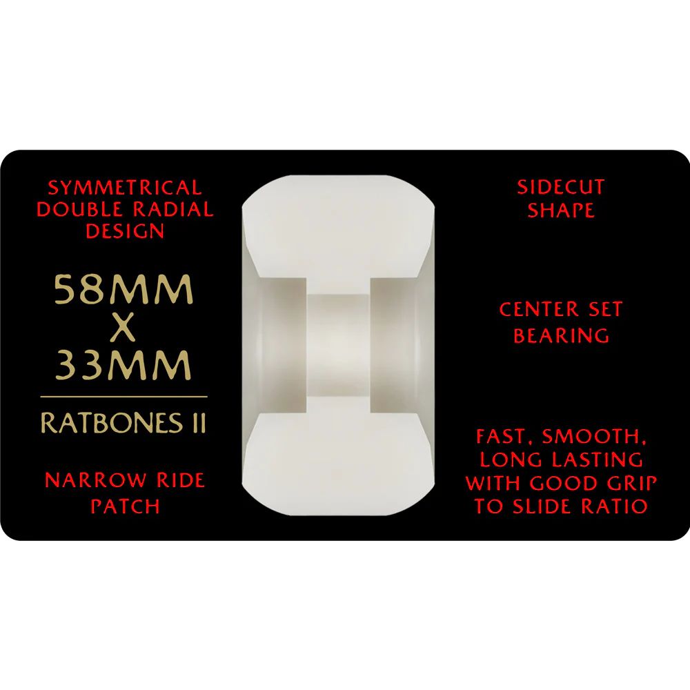 DRAGON FORMULA RATBONES2 | 93A (ハイブリッド) 58x33MM | ナチュラル