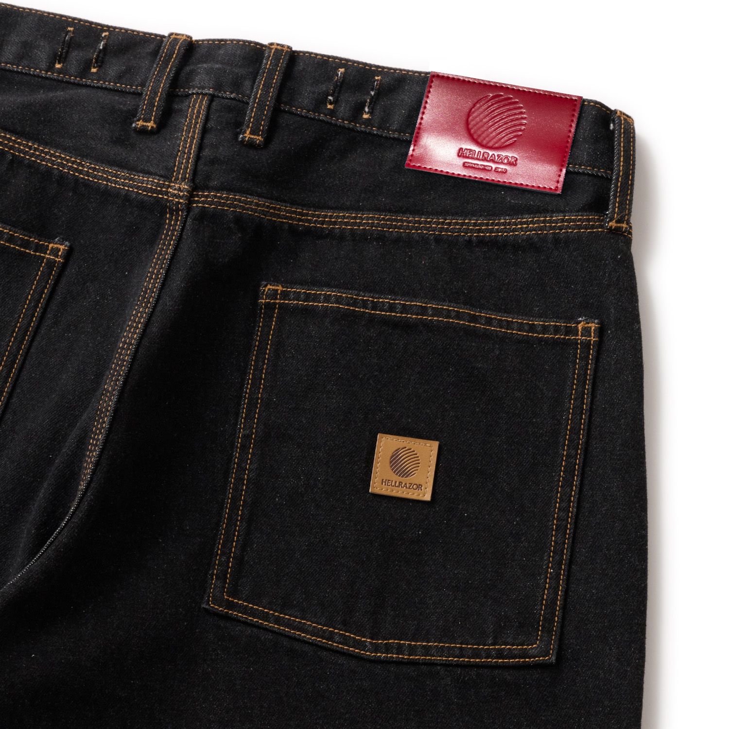 BAGGIE DENIM PANTS - ONE WASH BLACK / デニムパンツ