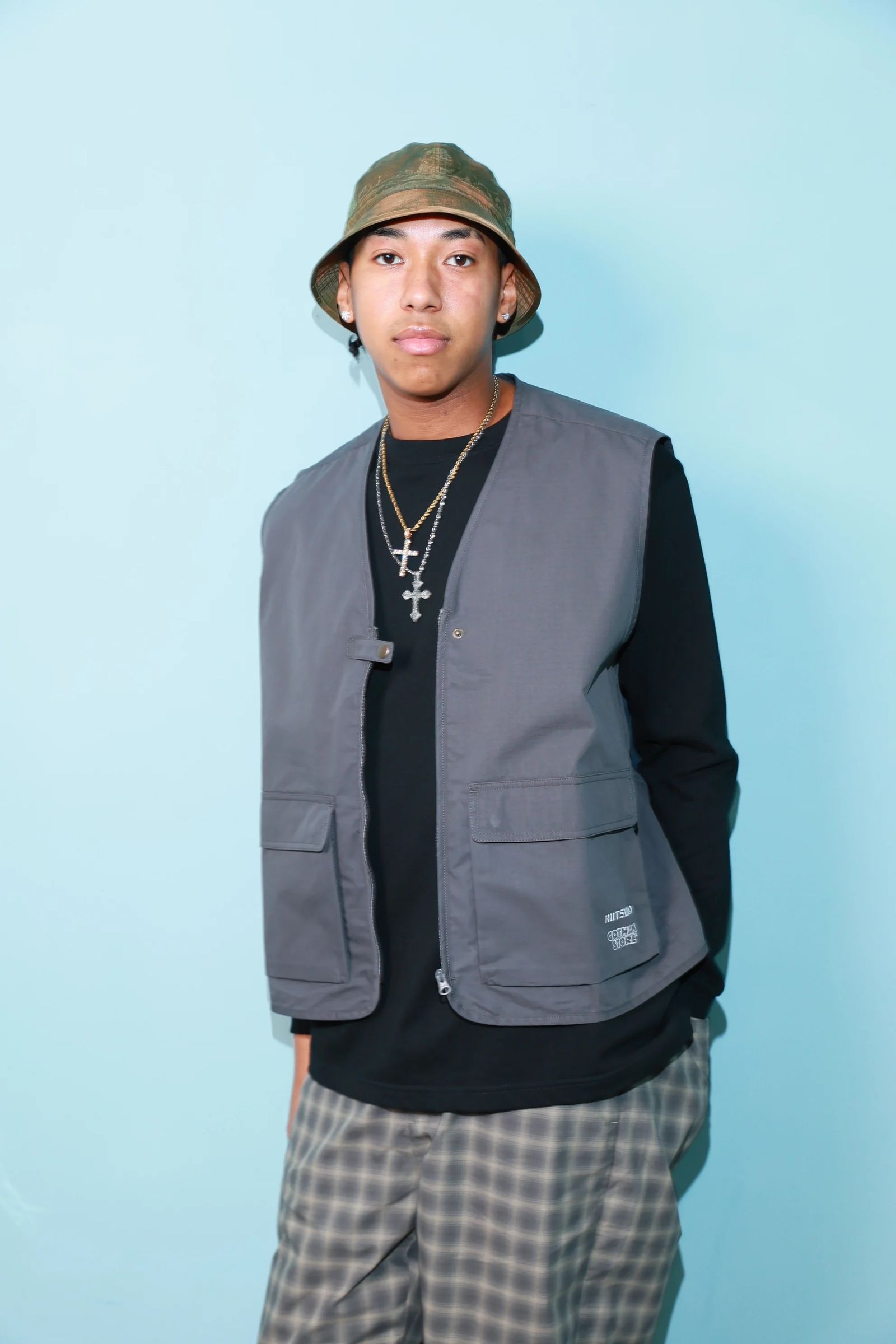 HERITAGE TIEDYE 6PANEL HAT ( Olive Tiedye ) / ハット