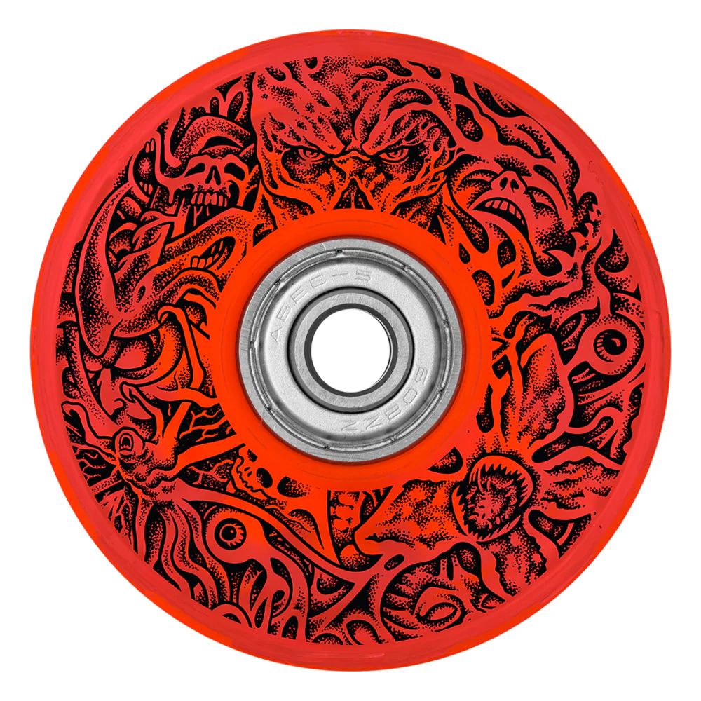 STRANGER THINGS  HELLFIRE CLUB RED | 78A (ソフト) 66MM | レッド