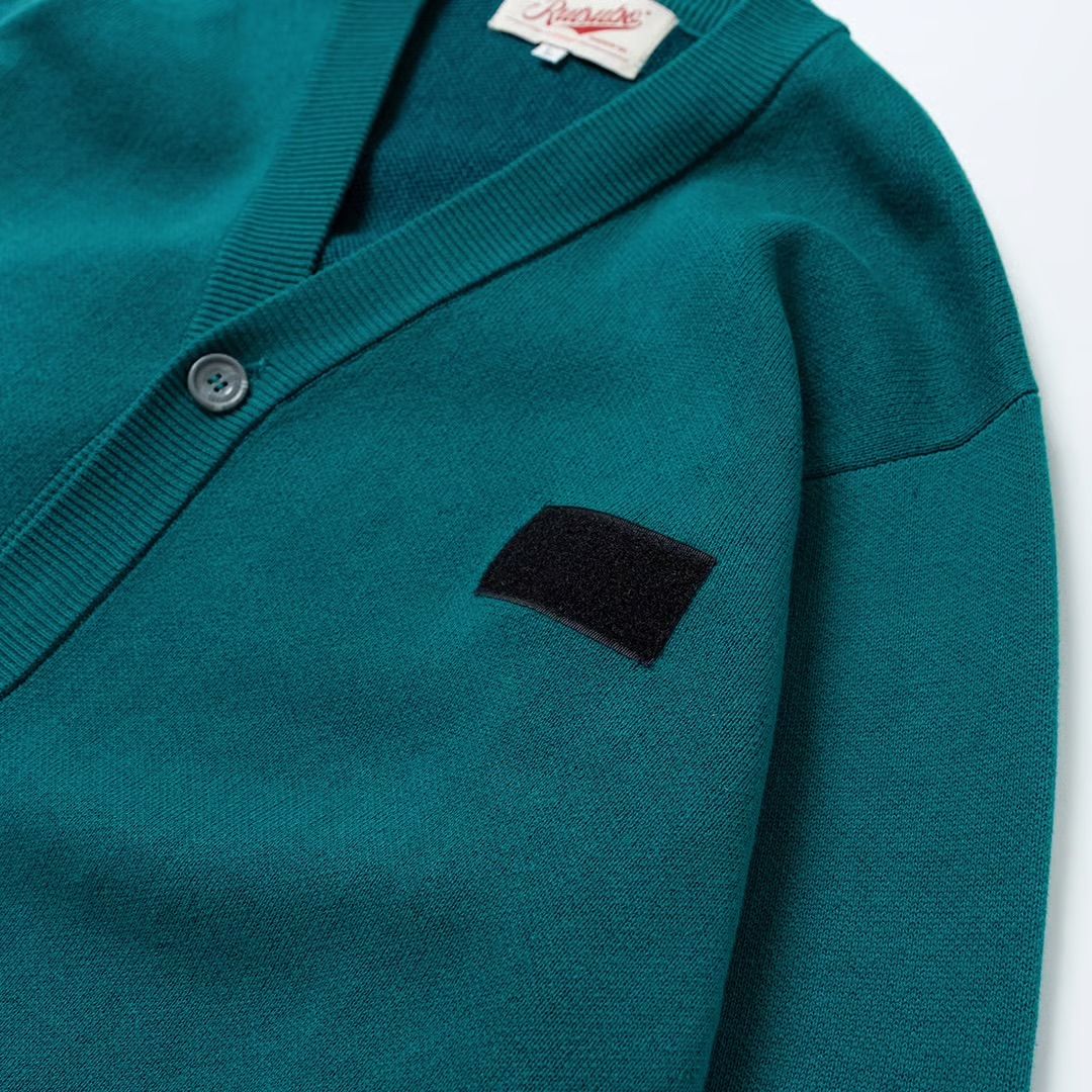 Daily Motifs Cotton Cardigan (RUTSUBO×yoshi47 ) / ニット カーディガン