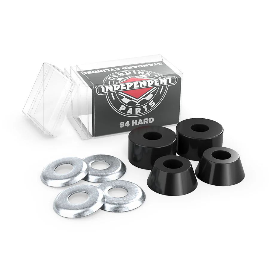 GENUINE PARTS STANDARD CYLINDER CUSHIONS HARD(94A) BX=4 SETS / スケボーブッシュゴム