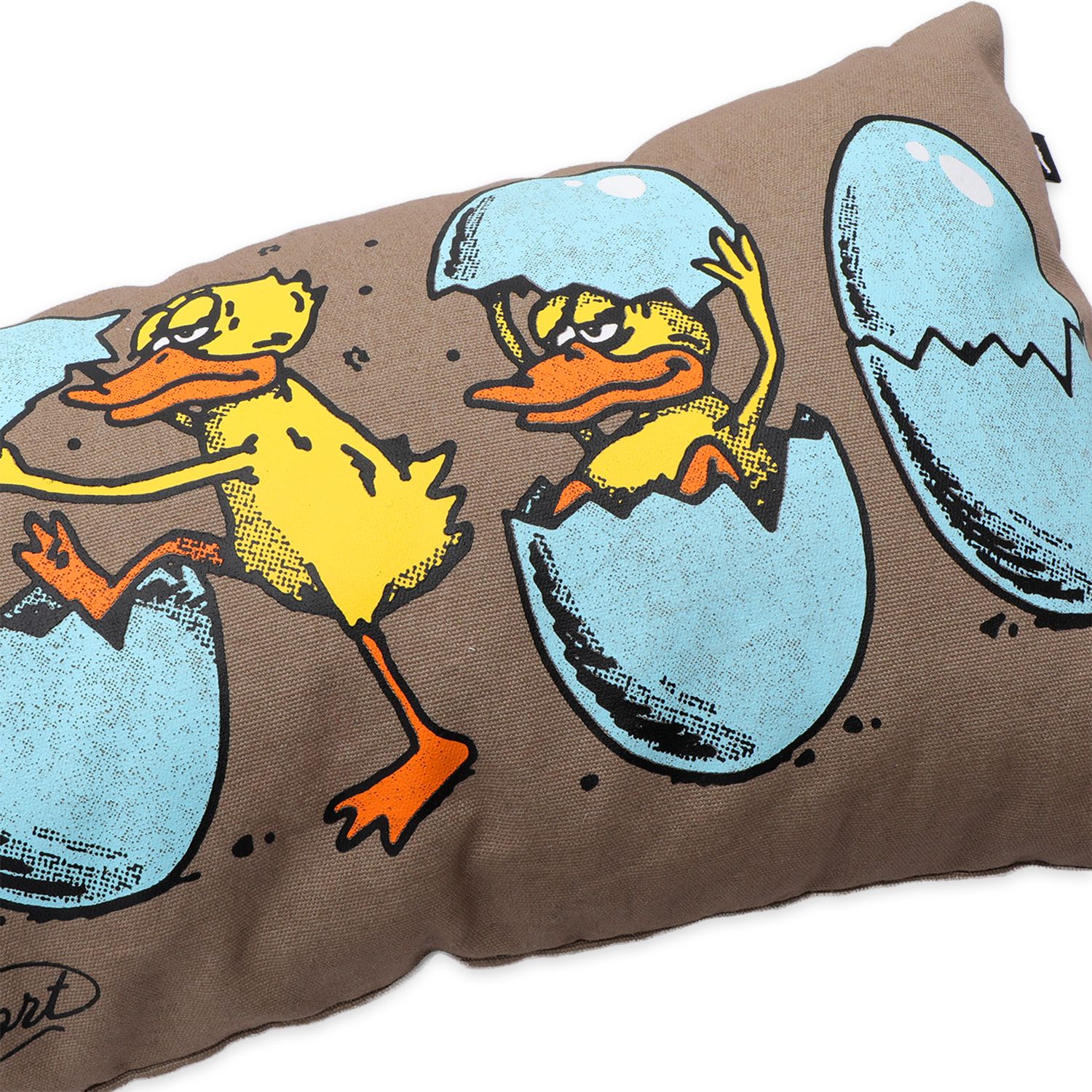 Born Tired Bolster Cushion - Taupe / クッション