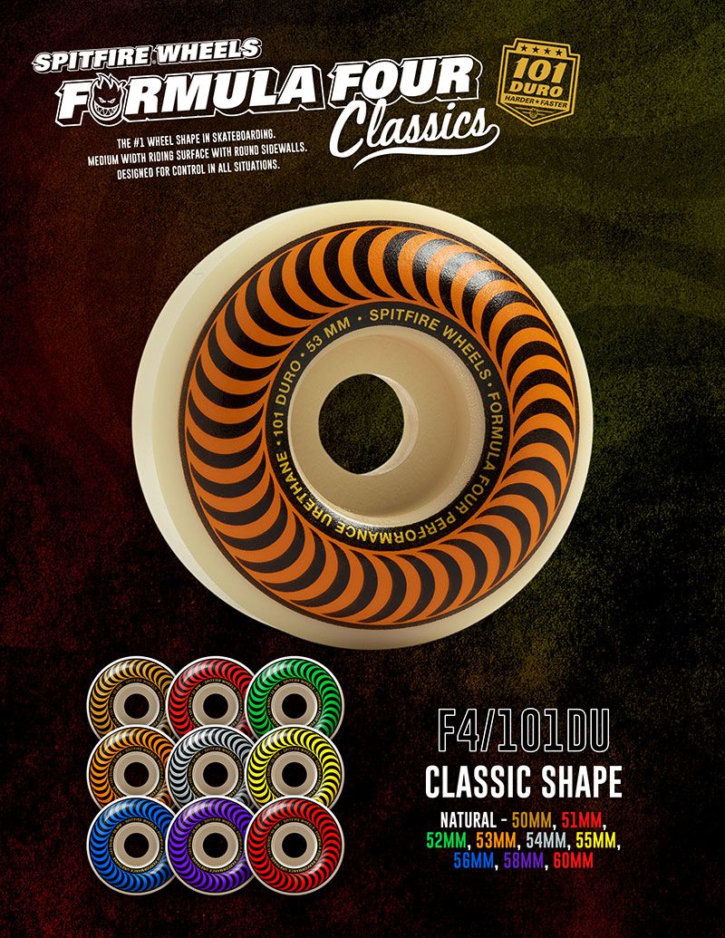Formula Four CLASSIC | 101DU (ハード) 53mm | ホワイト
