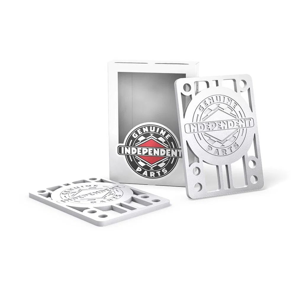 GENUINE PARTS 1/8" RISERS WHT (2枚組) | 1/8インチ | ホワイト | ライザーパッド