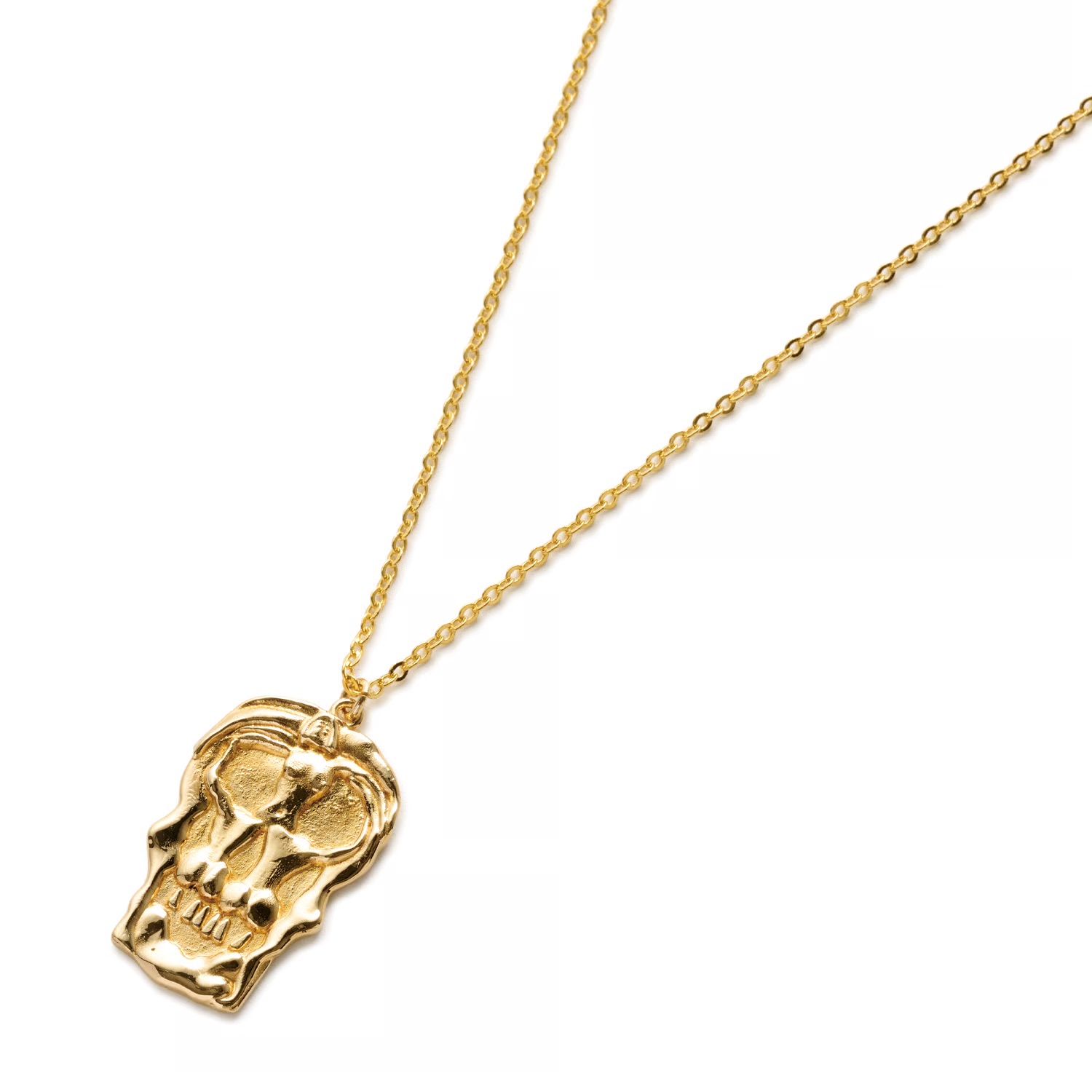 SKULL1951 NECKLACE - BRASS GOLD / ネックレス