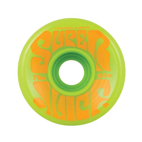 60mm SUPER JUICE GREEN 78A SKATEBOARD WHEELS / ソフトウィール