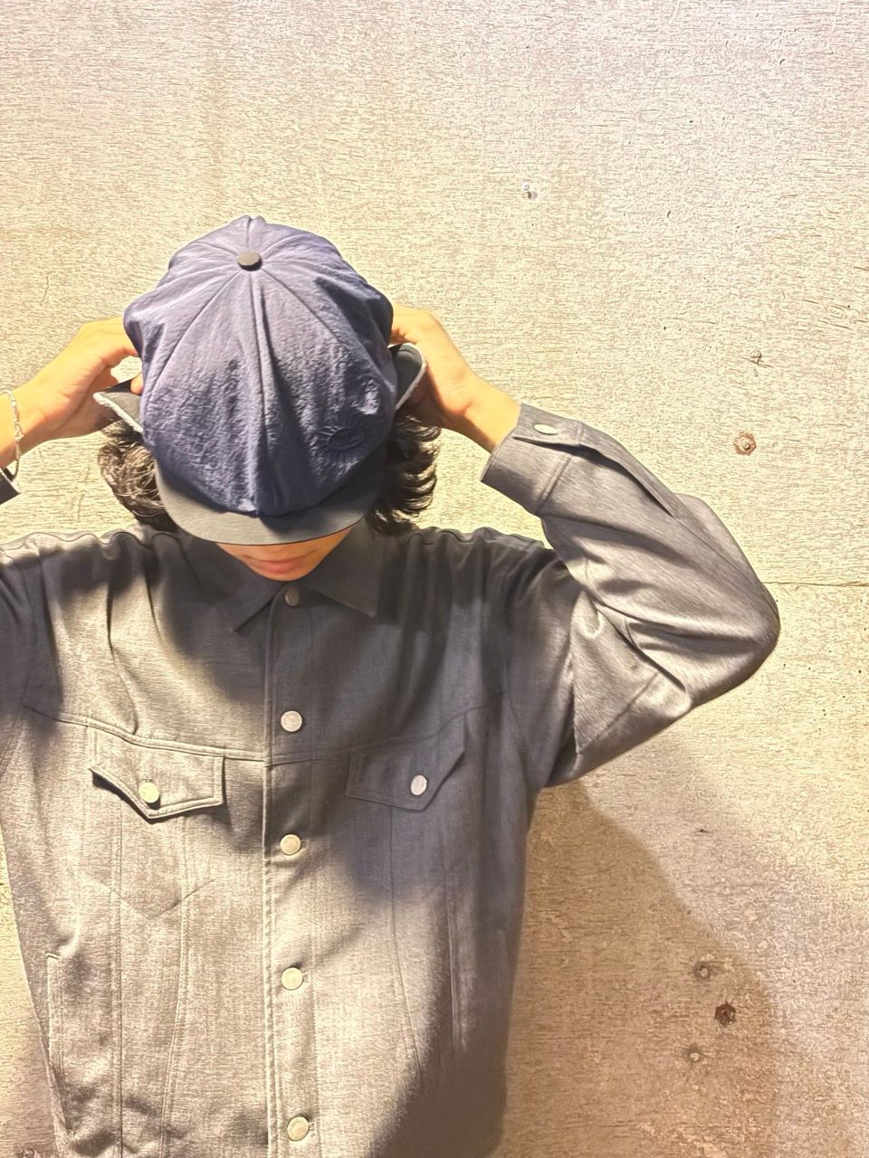 Daddy Casquette Navy  / キャスケット
