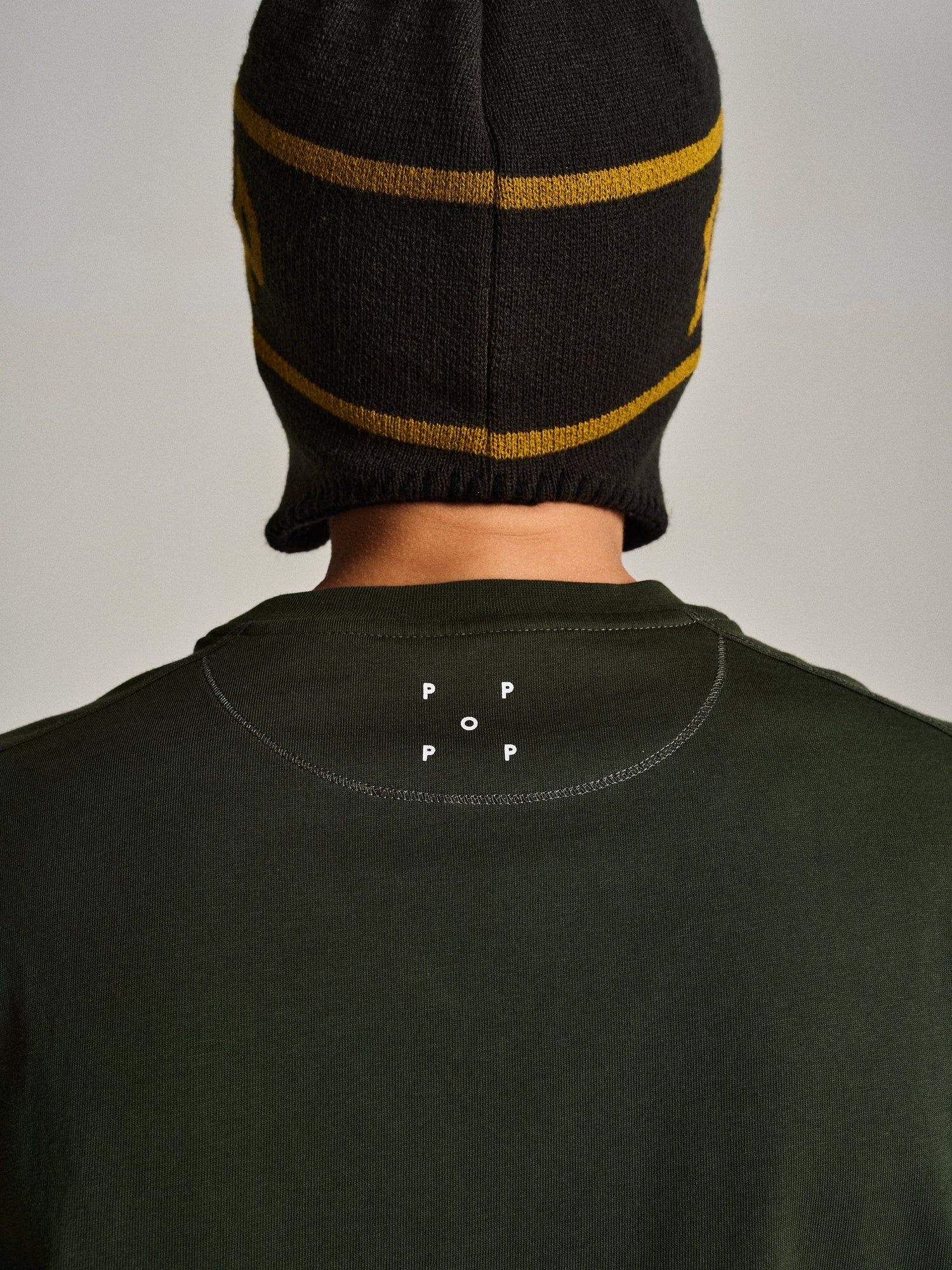 Pop Earflap Beanie Duffel Green/Olive / ビーニー
