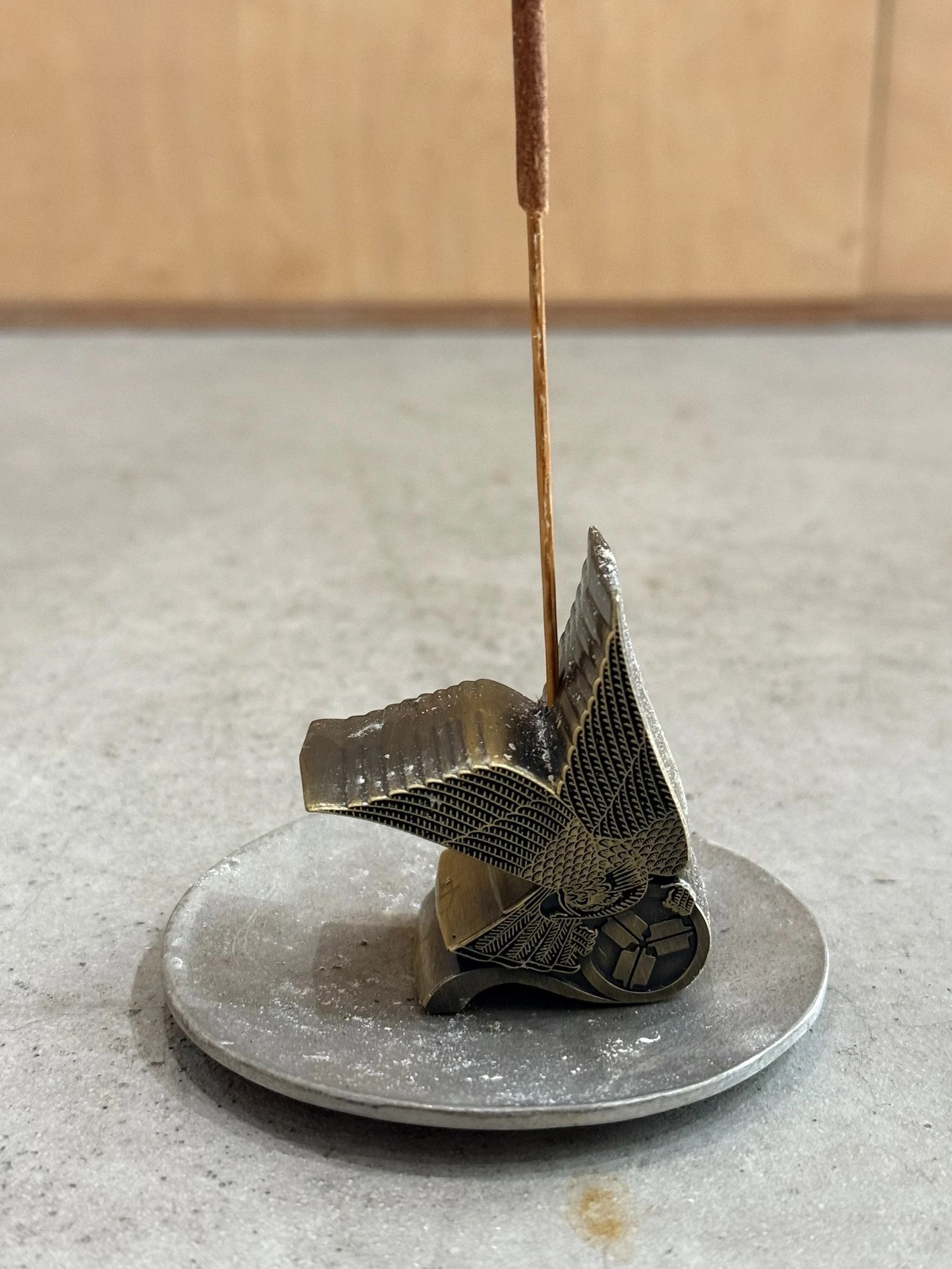 KAMON BRASS INCENSE STANDP( 画工遊鷹 ) YUTAKA × RUTSUBO KAMON BRASS INCENSE STAND / お香立て