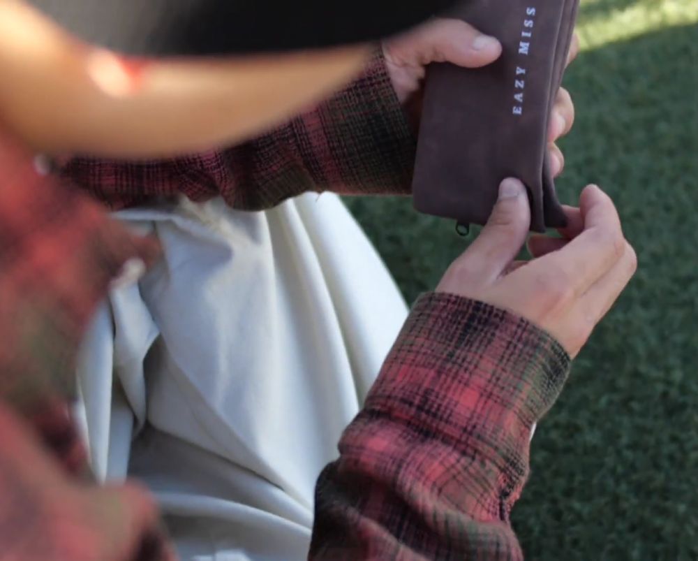CIGARETTE POUCH ( Light brown ) / シャグケース タバコケース