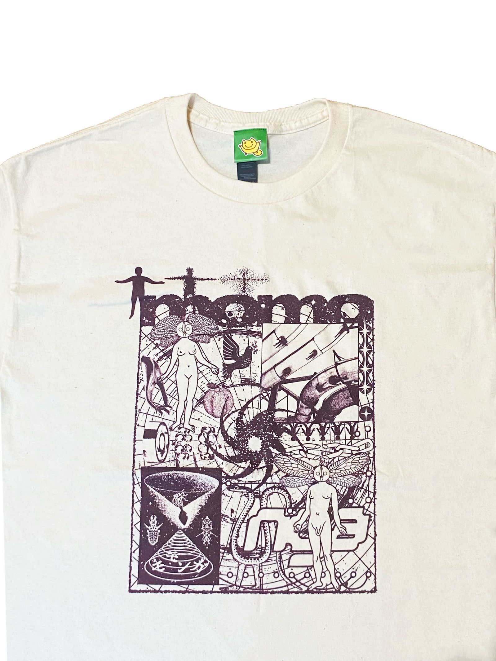 MOMONGA EMERGE TEE ( Natural ) / Tシャツ