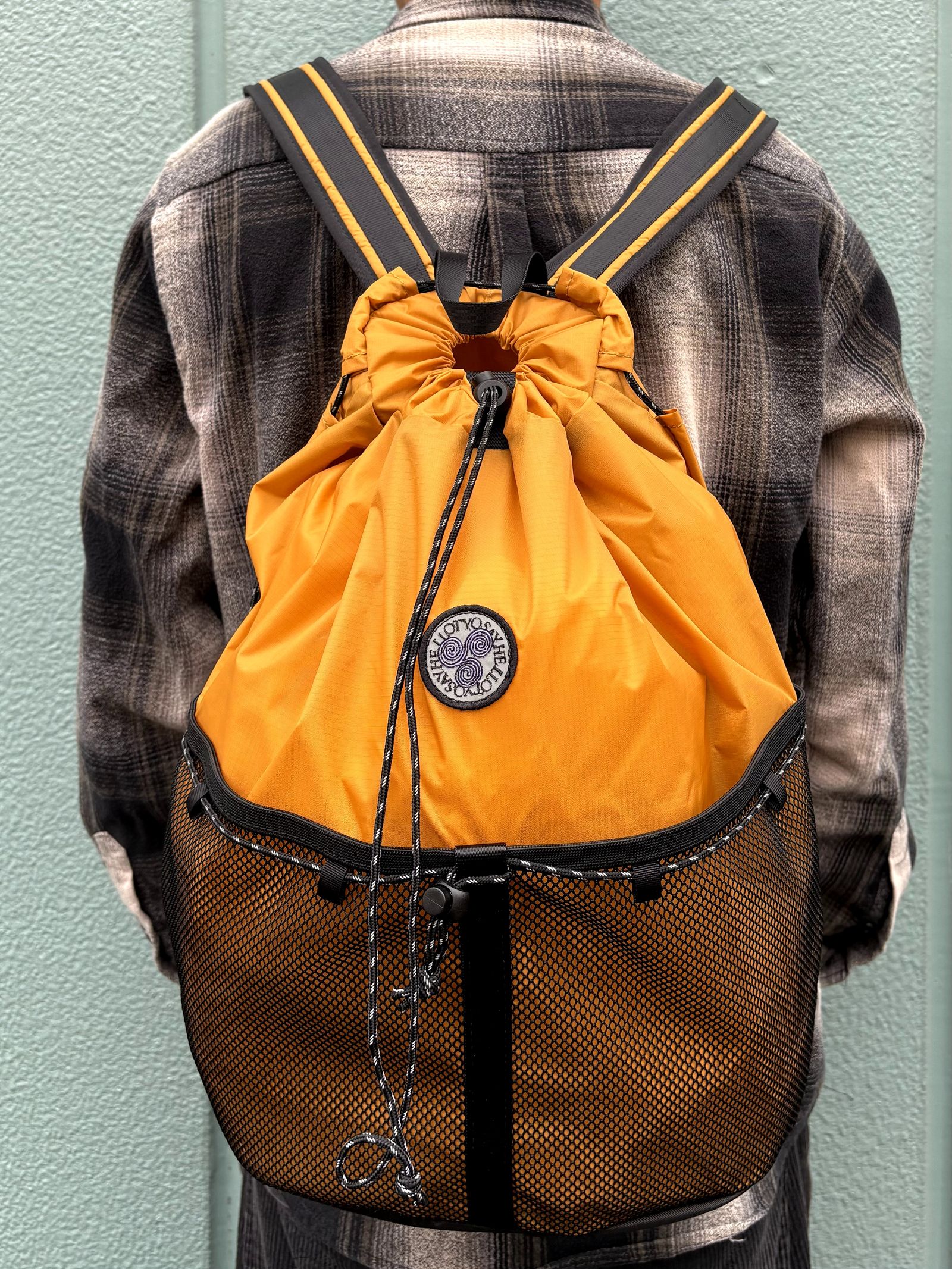 New Daylily Mesh Bag ( Rust ) / リュック メッシュバック