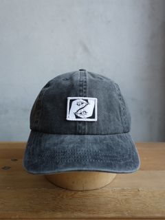 HANDS - WASHED DAD HAT - Black  / キャップ
