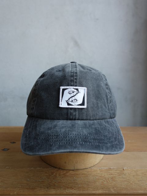 HANDS - WASHED DAD HAT - Black  / キャップ