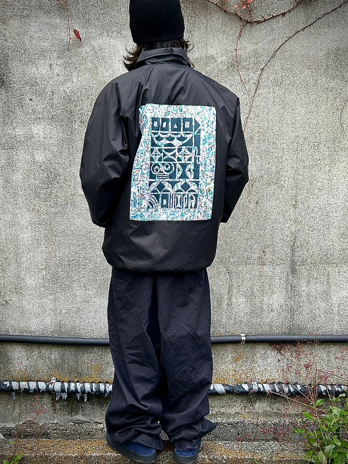 Kojiro & Ryosuke COACH Jaket BLACK / コーチジャケット