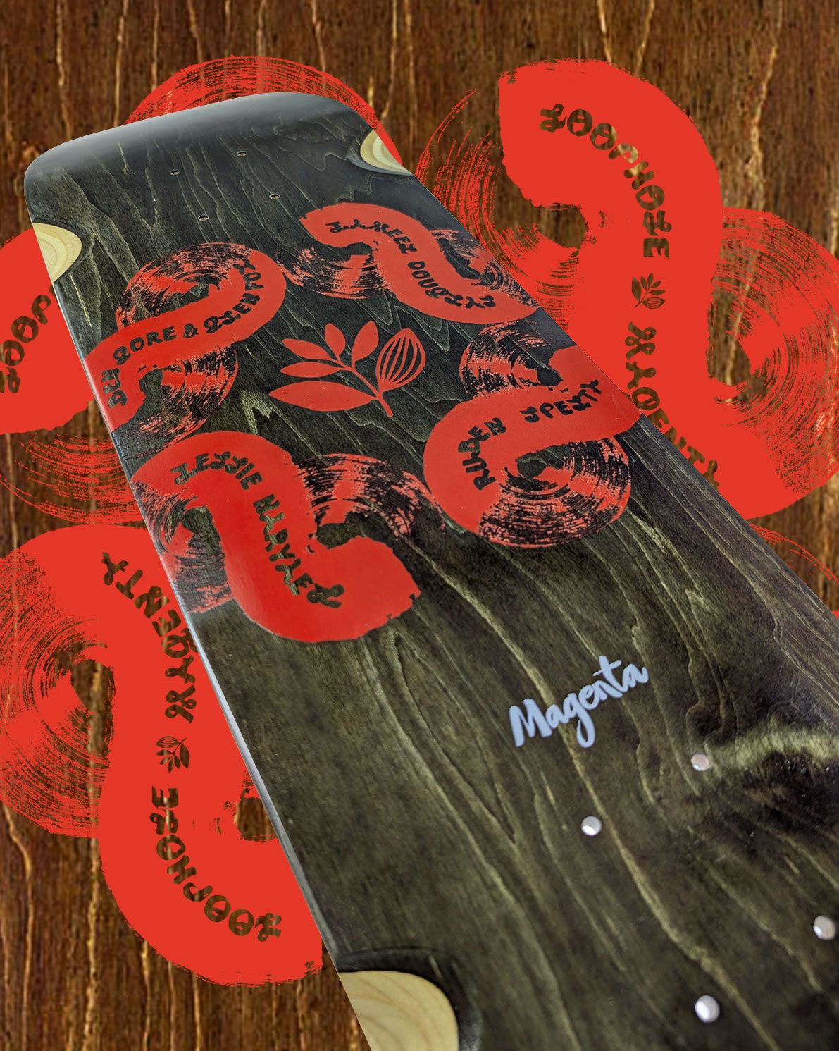 x LOOPHOLE COLLAB BOARD - Wheel Wells 8.25 8.5