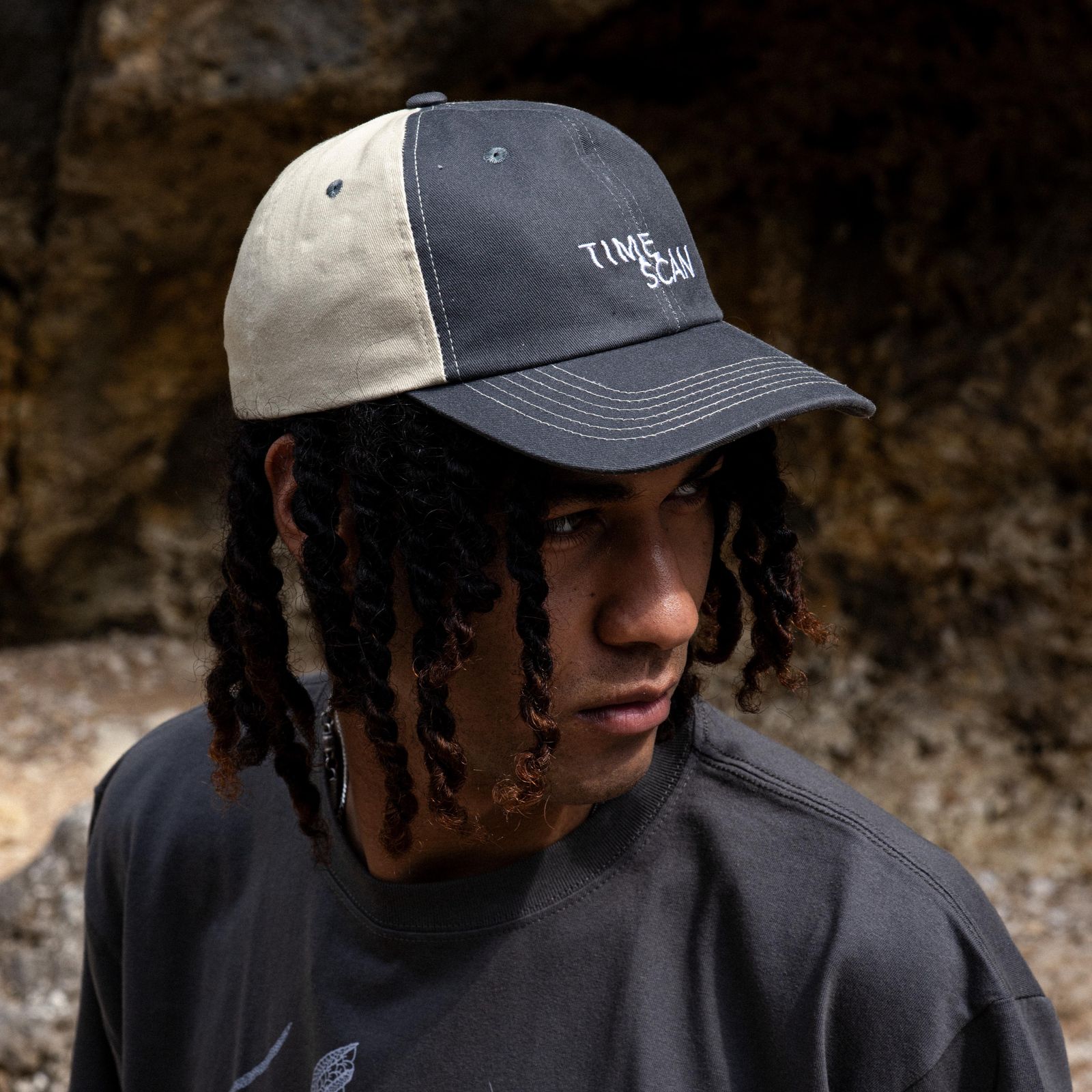 TIMESCAN LOGO CAP ( Drak )/ キャップ