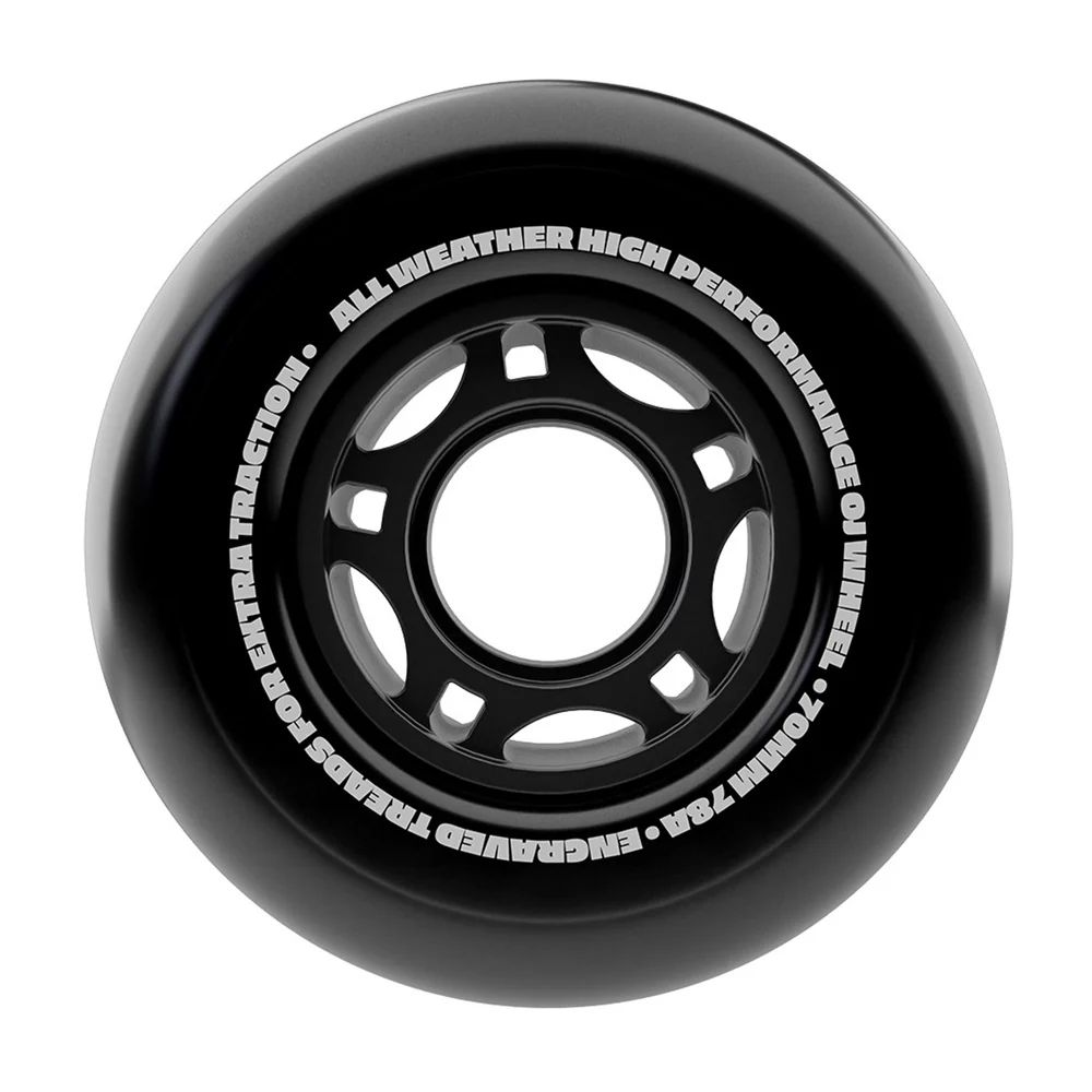 70mm VANDALS DIRT TIRES THUNDER JUICE BLACK 78A SKATEBOARD WHEELS | ブラック