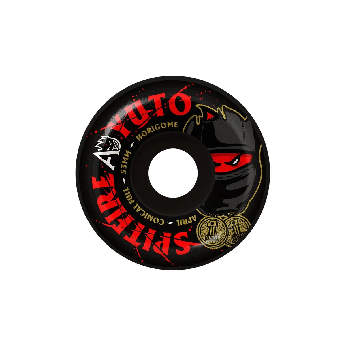 Spitfire X April Yuto Formula Four Conical Full Wheel 99DU 53mm ( Black )