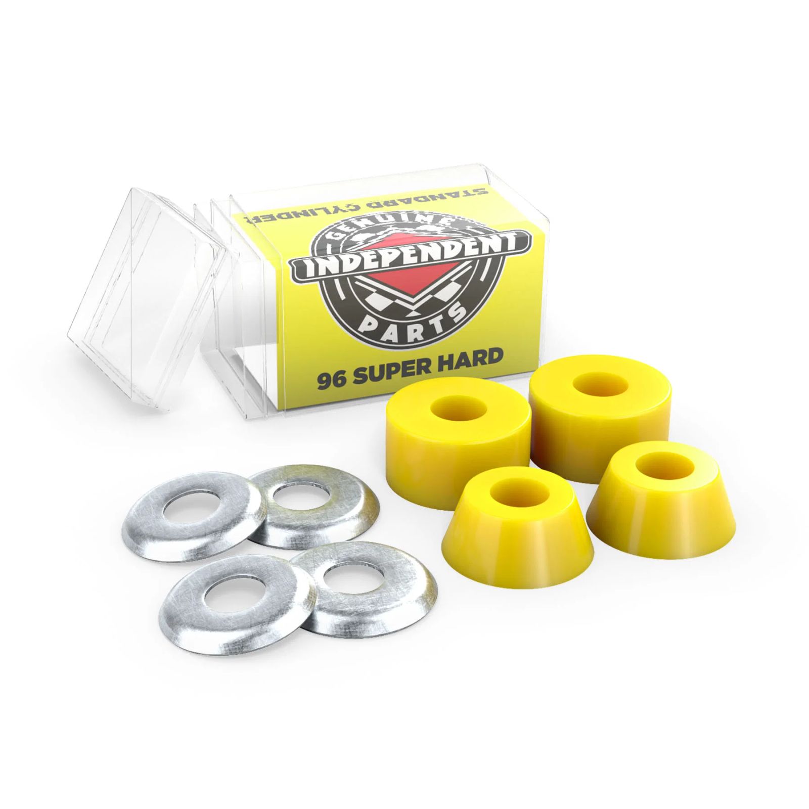 GENUINE PARTS STANDARD CYLINDER CUSHIONS SUPER HARD (96A) | シリンダータイプ 96A (スーパーハード) | イエロー | ブッシュゴム