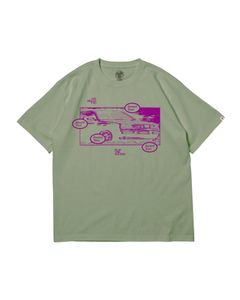 Aword Tour Tee / Tシャツ(Smoke Green)