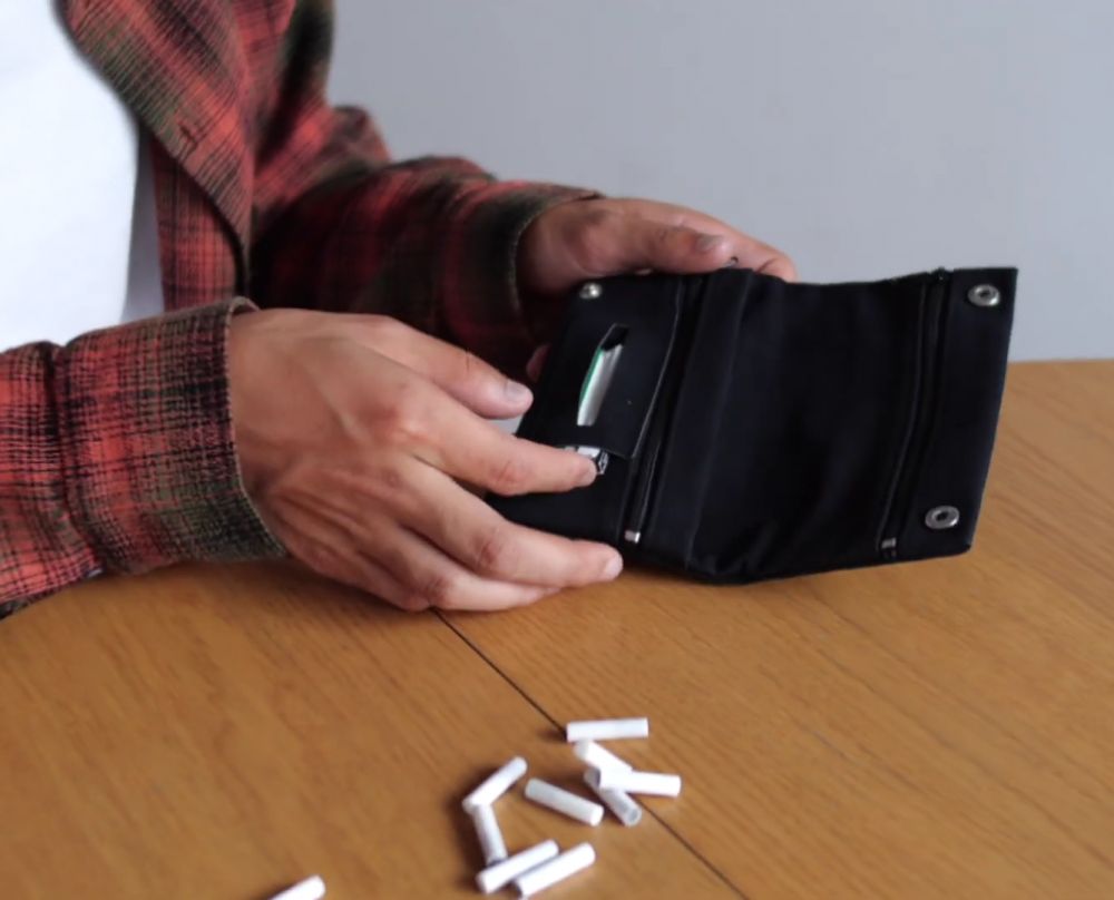 CIGARETTE POUCH ( Black ) / シャグケース タバコケース