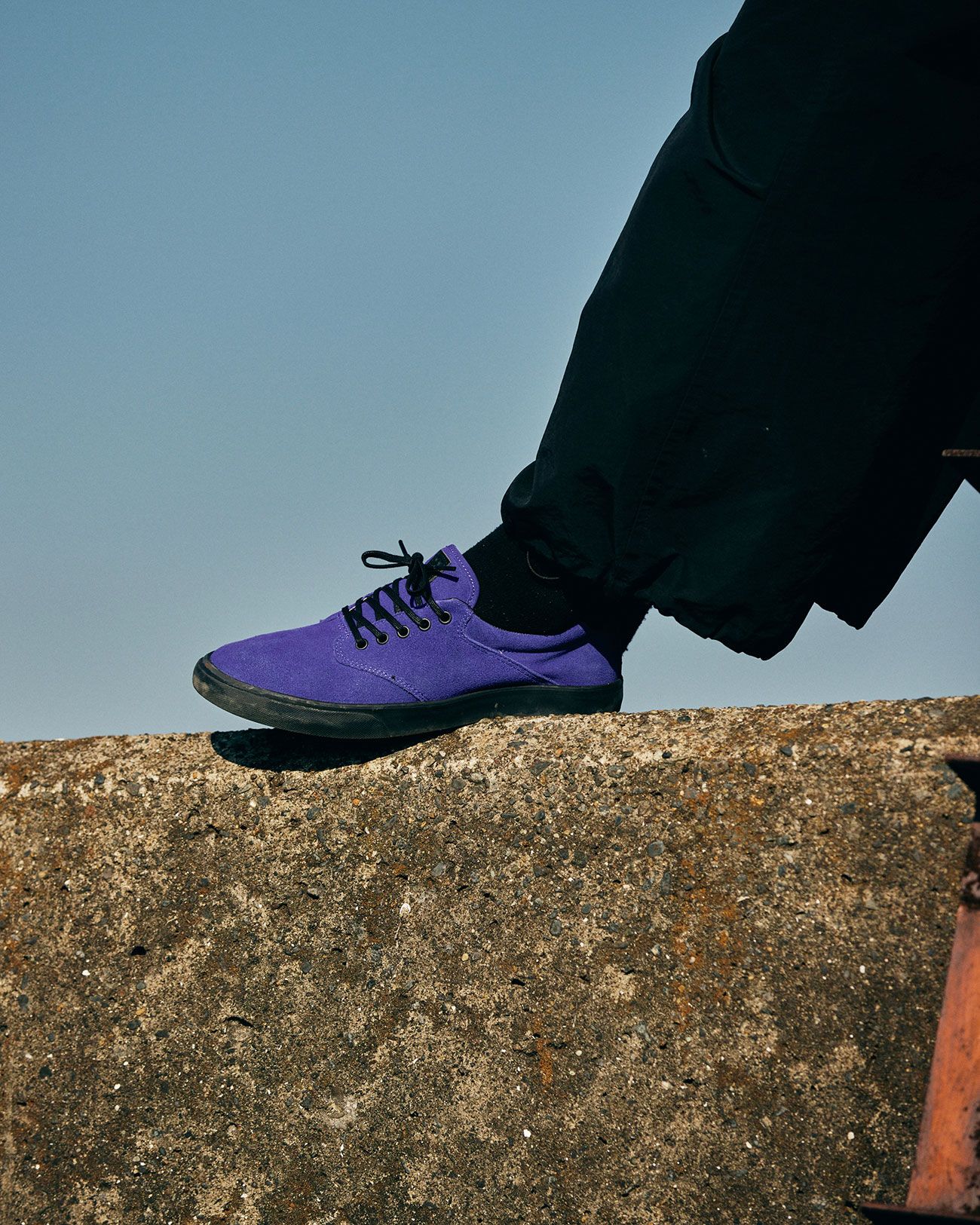 FILTER LEATHER PURPLE / BLACK シューズ