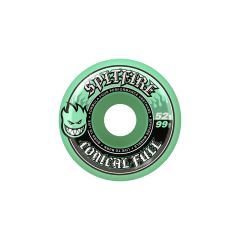 Spitfire Formula Four Conical Full 99DU Wheel 52mm ( Teal ) / スケボーウィール