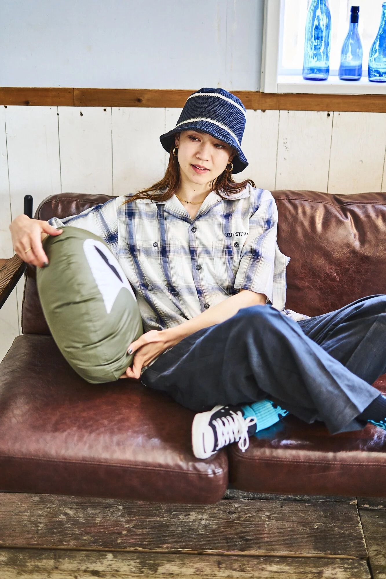 EYECON PILLOW （RUTSUBO×KABEKUI） / クッション