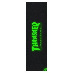 THRASHER GLOW LOGO SHEET 10in x 33in | 10インチ x 33インチ | ブラック | デッキテープ