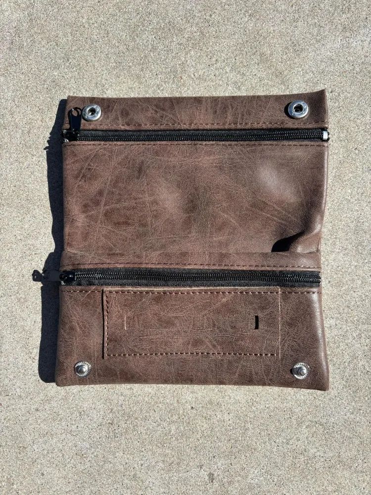 CIGARETTE POUCH ( Leather Brown ) / シャグケース タバコケース