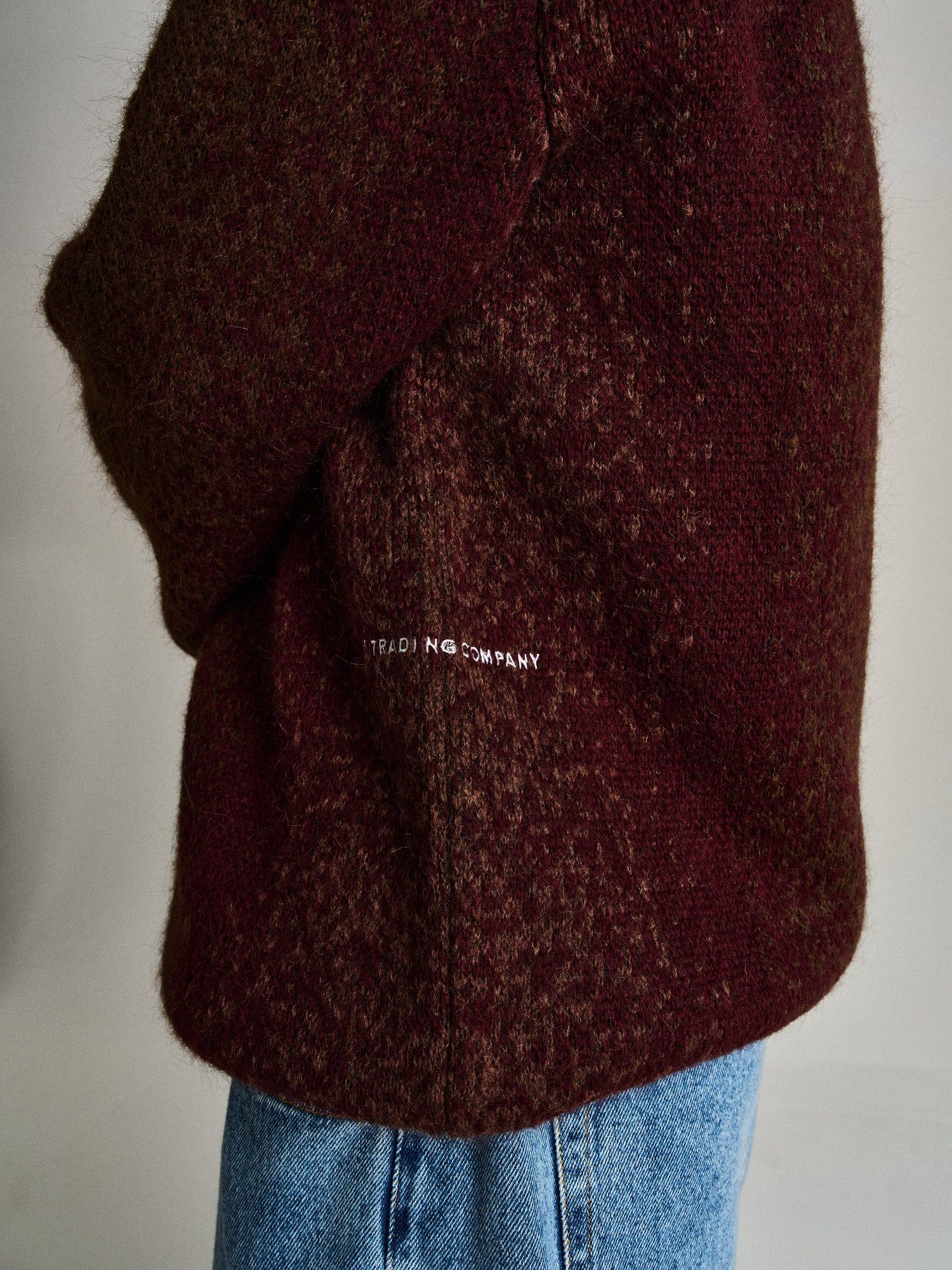 Pop Mohair Striped Knitted Crewneck Multicolour / セーター